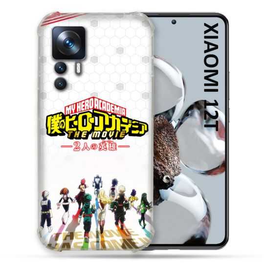 Coque Renforcée En Verre Trempé Pour Xiaomi 12T Manga My Hero Academia Blanc
