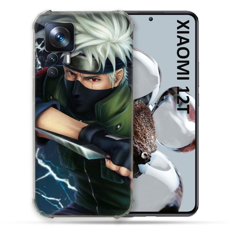 Coque Renforcée En Verre Trempé Pour Xiaomi 12T Manga Naruto Kakashi