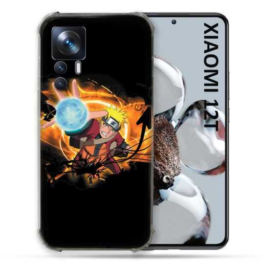 Coque Renforcée En Verre Trempé Pour Xiaomi 12T Manga Naruto Noir