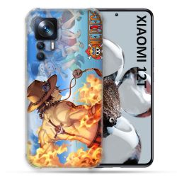Coque Renforcée En Verre Trempé Pour Xiaomi 12T Manga One Piece Ace Color
