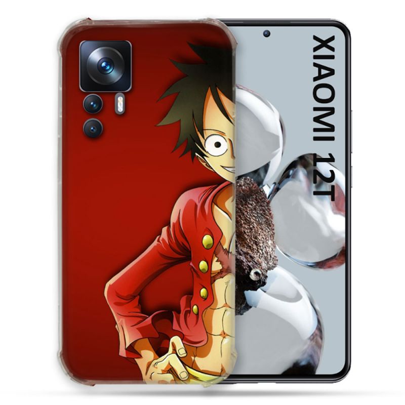 Coque Renforcée En Verre Trempé Pour Xiaomi 12T Manga One Piece Luffy
