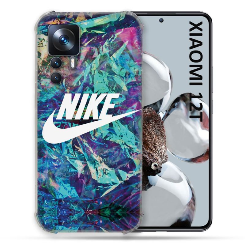 Coque Renforcée En Verre Trempé Pour Xiaomi 12T Nike Turquoise