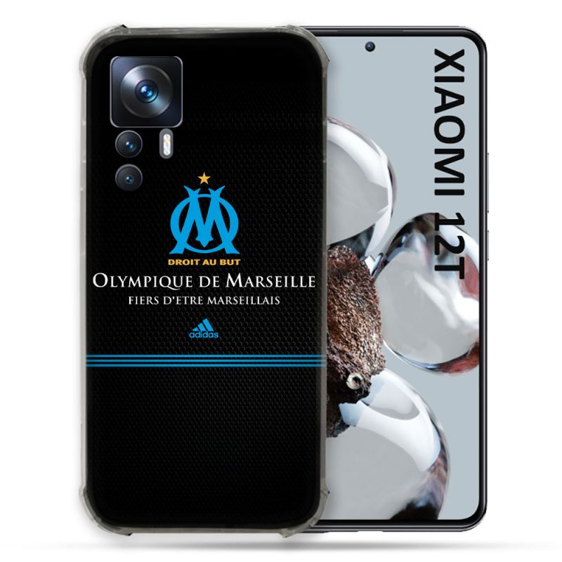 Coque Renforcée En Verre Trempé Pour Xiaomi 12T Olympique Marseille OM Fier etre Marseillais