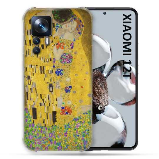 Coque Renforcée En Verre Trempé Pour Xiaomi 12T Peinture Le Baiser