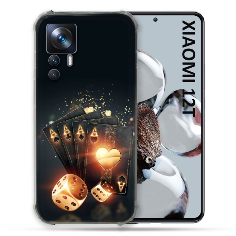Coque Renforcée En Verre Trempé Pour Xiaomi 12T Poker Des