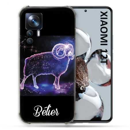 Coque Renforcée En Verre Trempé Pour Xiaomi 12T Signe Zodiaque 2 Bélier