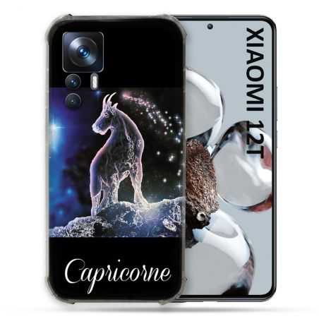 Coque Renforcée En Verre Trempé Pour Xiaomi 12T Signe Zodiaque 2 Capricorne