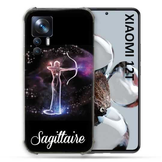 Coque Renforcée En Verre Trempé Pour Xiaomi 12T Signe Zodiaque 2 Sagittaire