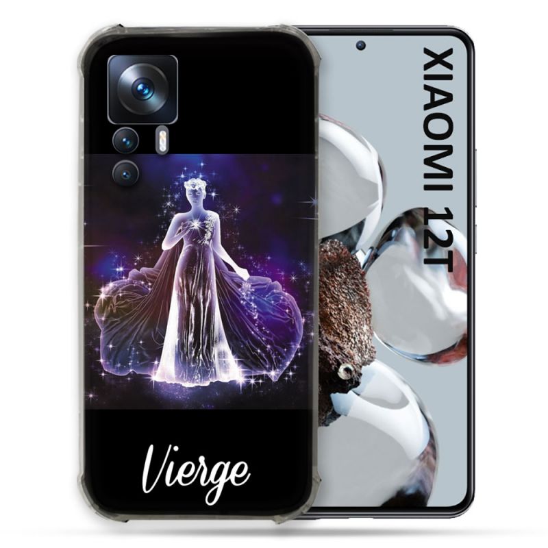 Coque Renforcée En Verre Trempé Pour Xiaomi 12T Signe Zodiaque 2 Vierge