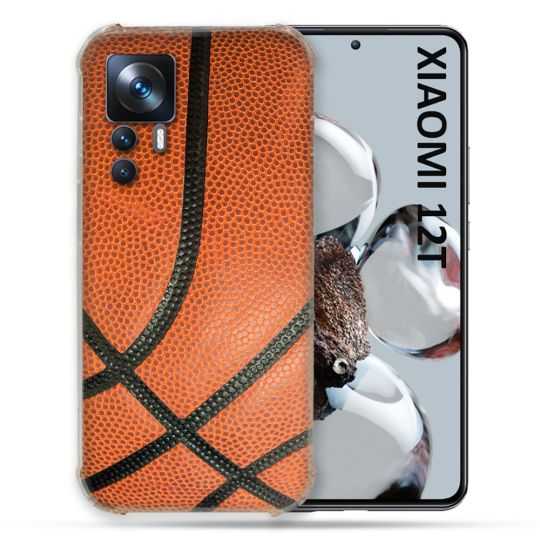 Coque Renforcée En Verre Trempé Pour Xiaomi 12T Sport Ballon Basket