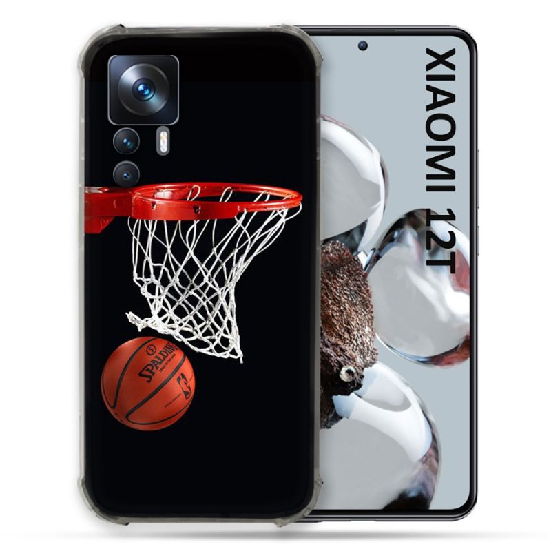 Coque Renforcée En Verre Trempé Pour Xiaomi 12T Sport Basket Panier