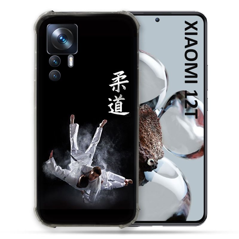 Coque Renforcée En Verre Trempé Pour Xiaomi 12T Sport Judo Noir