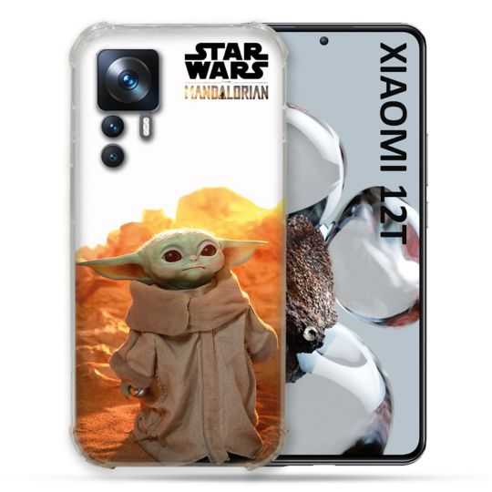 Coque Renforcée En Verre Trempé Pour Xiaomi 12T Star Wars - Yoda bebe soleil