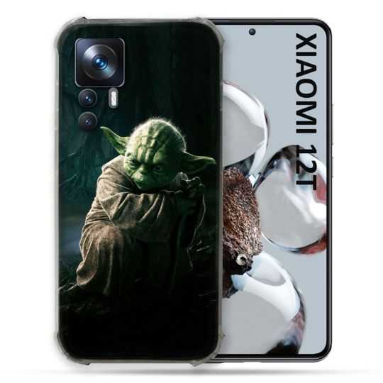 Coque Renforcée En Verre Trempé Pour Xiaomi 12T Star Wars - Yoda sombre