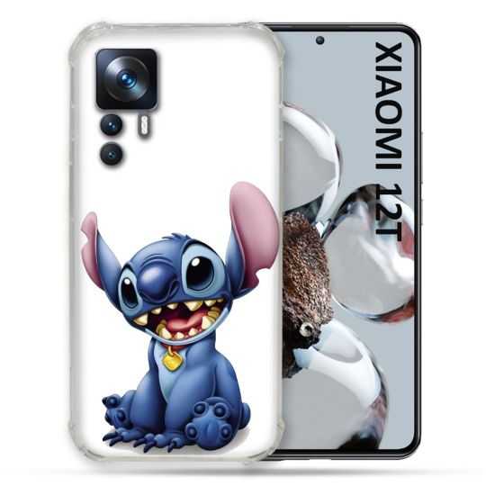 Coque Renforcée En Verre Trempé Pour Xiaomi 12T Stitch Blanc