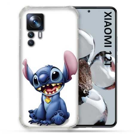 Coque Renforcée En Verre Trempé Pour Xiaomi 12T Stitch Blanc