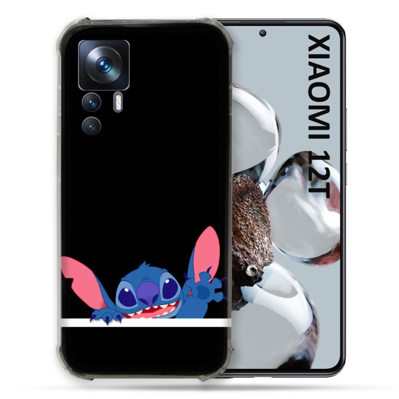 Coque Renforcée En Verre Trempé Pour Xiaomi 12T Stitch Noir