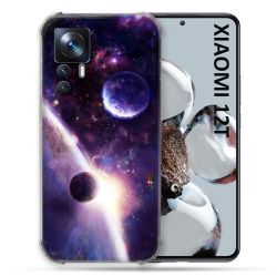Coque Renforcée En Verre Trempé Pour Xiaomi 12T Univers Planete Stellaire