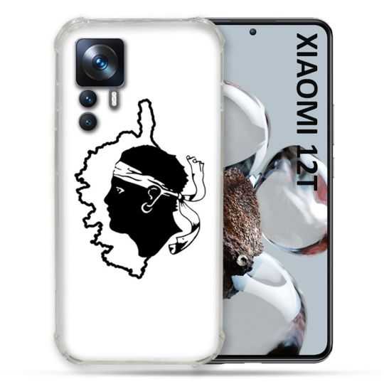 Coque Renforcée En Verre Trempé Pour Xiaomi 12T Voyage Corse Blanc