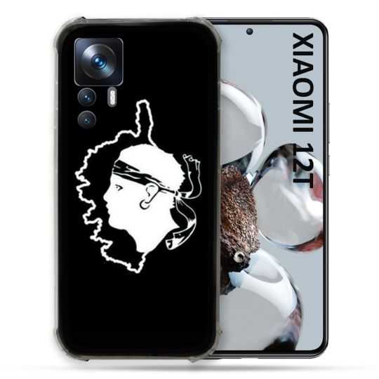 Coque Renforcée En Verre Trempé Pour Xiaomi 12T Voyage Corse Noir