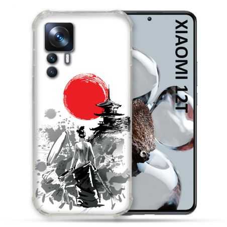Coque Renforcée En Verre Trempé Pour Xiaomi 12T Voyage Japon Femme