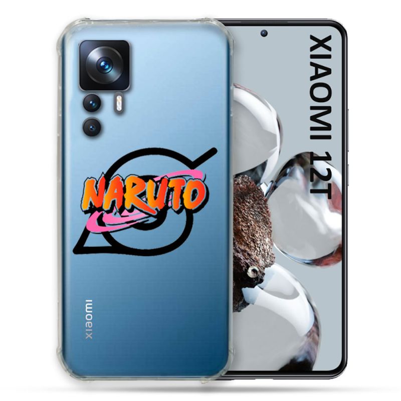 Coque Renforcée En Verre Trempé Transparente Pour Xiaomi 12T Naruto Logo