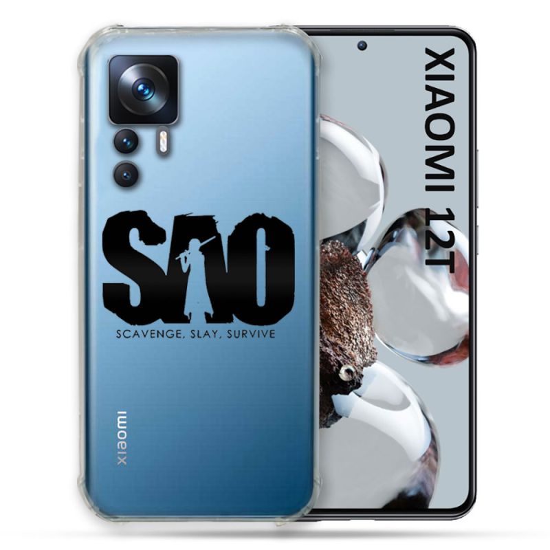 Coque Renforcée En Verre Trempé Transparente Pour Xiaomi 12T SAO
