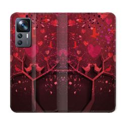 Housse Cuir Portefeuille Pour Xiaomi 12T Amour Arbre