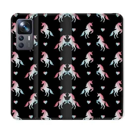 Housse Cuir Portefeuille Pour Xiaomi 12T Fantastique Licorne Pattern