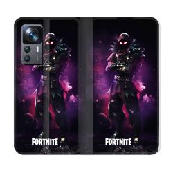 Housse Cuir Portefeuille Pour Xiaomi 12T Fortnite Raven
