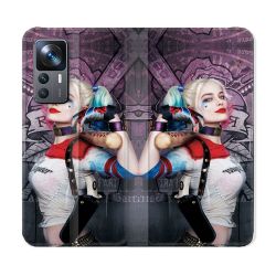Housse Cuir Portefeuille Pour Xiaomi 12T Harley Quinn Batte