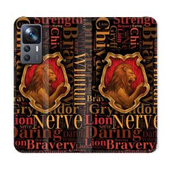 Housse Cuir Portefeuille Pour Xiaomi 12T Harry Potter Griffondor