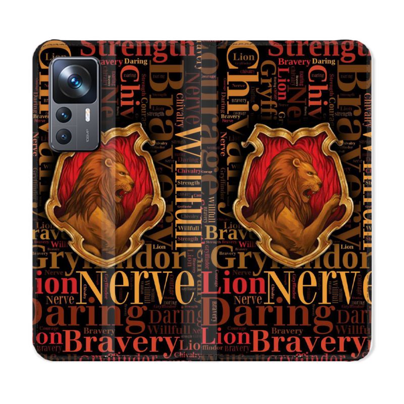 Housse Cuir Portefeuille Pour Xiaomi 12T Harry Potter Griffondor
