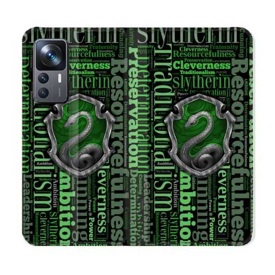 Housse Cuir Portefeuille Pour Xiaomi 12T Harry Potter Serpentar