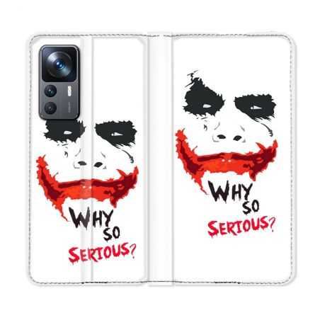 Housse Cuir Portefeuille Pour Xiaomi 12T Joker Blanc