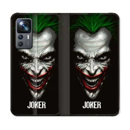 Housse Cuir Portefeuille Pour Xiaomi 12T Joker Noir