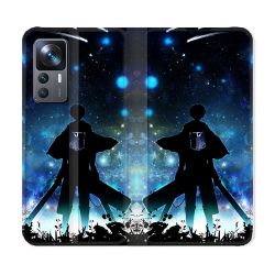 Housse Cuir Portefeuille Pour Xiaomi 12T Manga Attaque Titans Levi