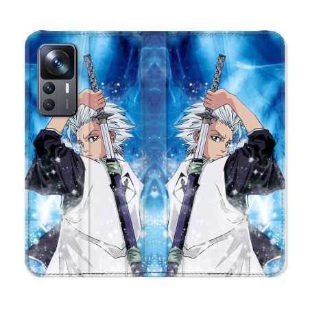 Housse Cuir Portefeuille Pour Xiaomi 12T Manga Bleach Hitsugaya