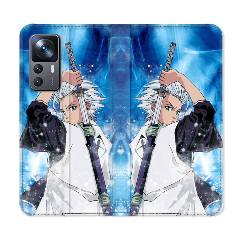 Housse Cuir Portefeuille Pour Xiaomi 12T Manga Bleach Hitsugaya