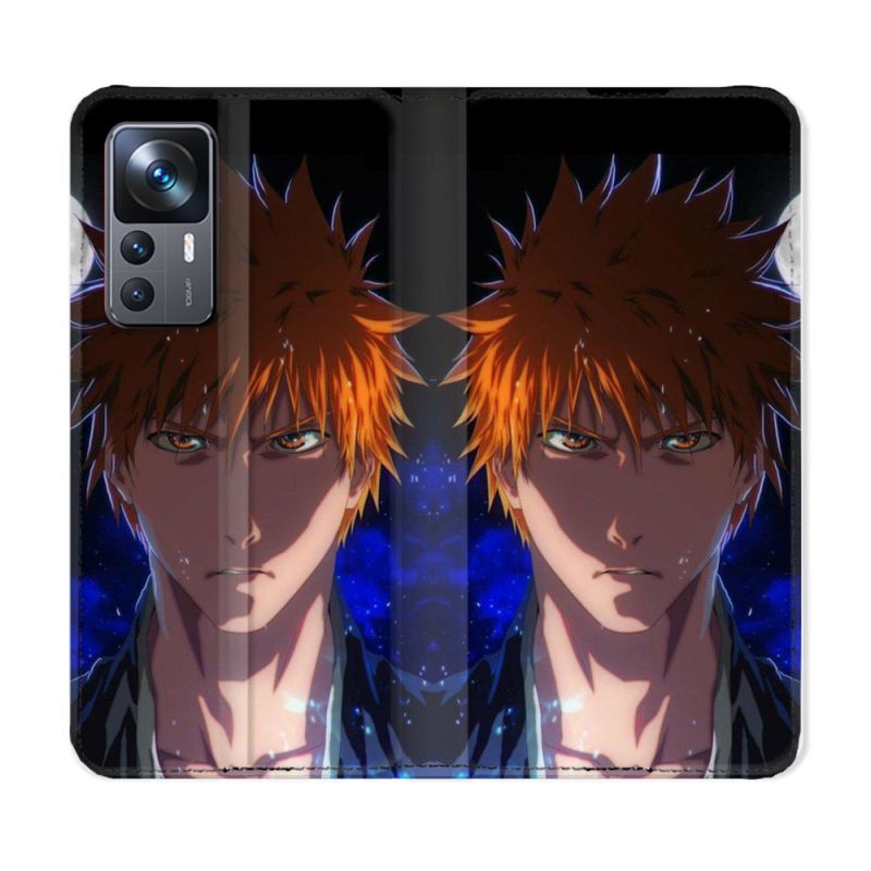 Housse Cuir Portefeuille Pour Xiaomi 12T Manga Bleach Ichigo