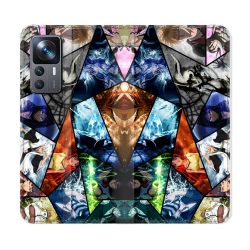 Housse Cuir Portefeuille Pour Xiaomi 12T Manga Bleach Pele Mele