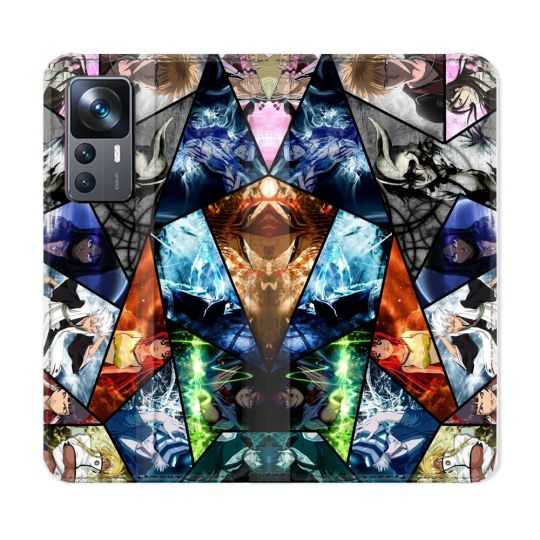 Housse Cuir Portefeuille Pour Xiaomi 12T Manga Bleach Pele Mele