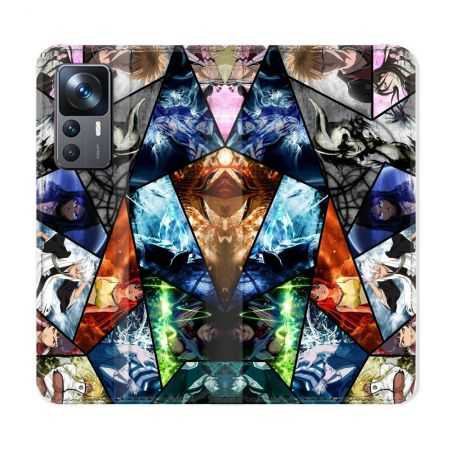 Housse Cuir Portefeuille Pour Xiaomi 12T Manga Bleach Pele Mele