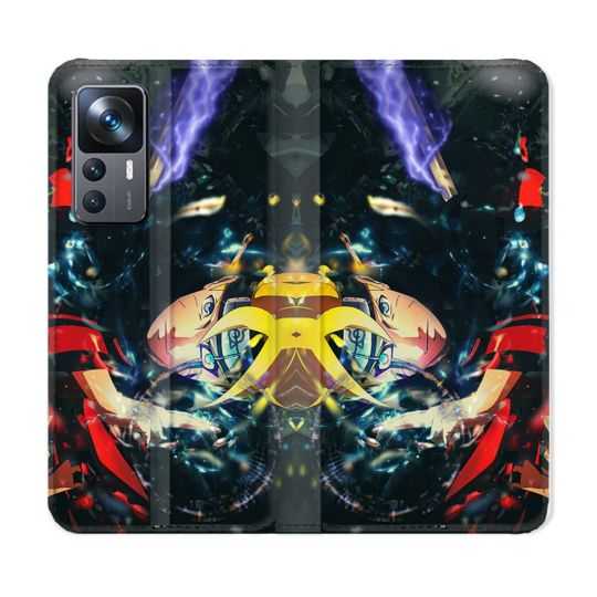 Housse Cuir Portefeuille Pour Xiaomi 12T Manga Boruto Eclair