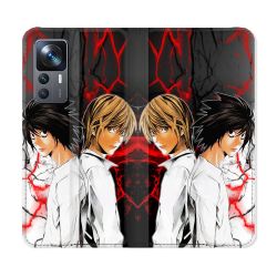Housse Cuir Portefeuille Pour Xiaomi 12T Manga Death Note Duo