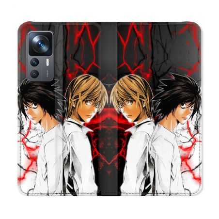 Housse Cuir Portefeuille Pour Xiaomi 12T Manga Death Note Duo