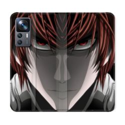 Housse Cuir Portefeuille Pour Xiaomi 12T Manga Death Note Kira