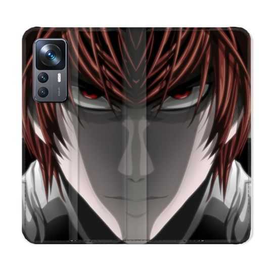 Housse Cuir Portefeuille Pour Xiaomi 12T Manga Death Note Kira