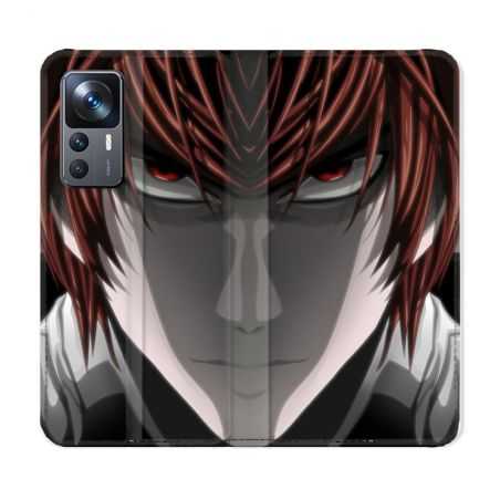 Housse Cuir Portefeuille Pour Xiaomi 12T Manga Death Note Kira