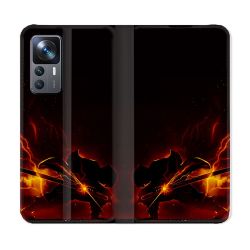 Housse Cuir Portefeuille Pour Xiaomi 12T Manga Demon Slayer Electric